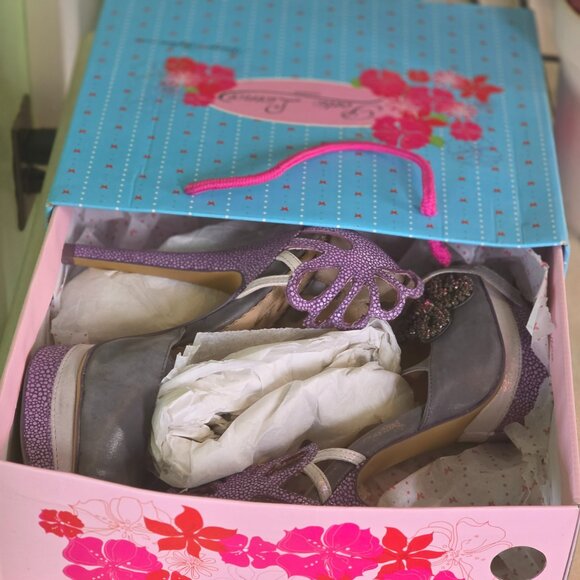 NIB Poetic Licence “Good To Be Bad” Sandals – Gray and Purple, US 7M - Picture 9 of 10